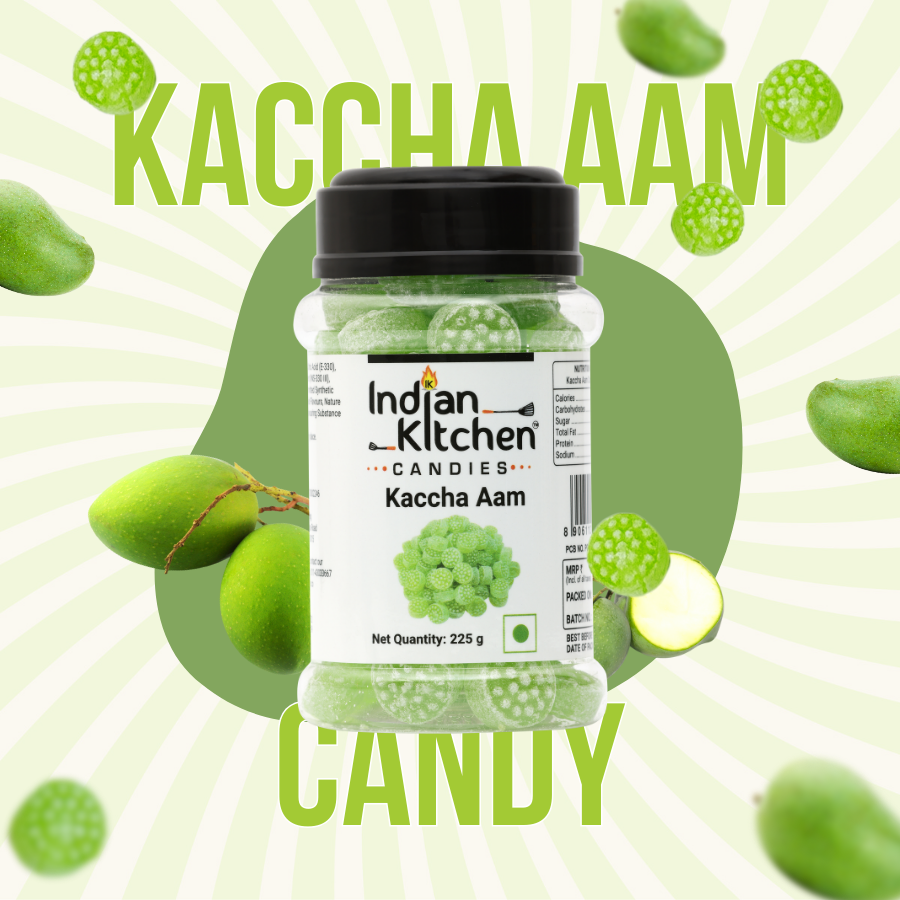 Indian Kitchen Kacha Aam Candy 225g Indian Kitchen Kacha Aam Candy 225g